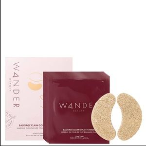Wander Beauty Baggage Claim Gold Eye Masks